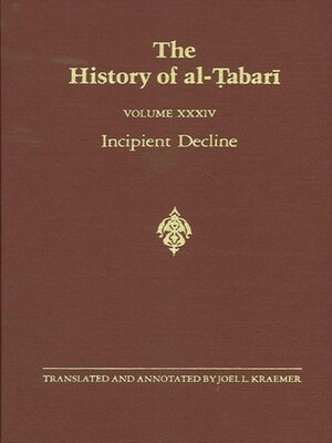 cover image of The History of al-Tabari Volume 34